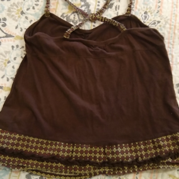 Decree Junior brown halter top - Picture 5 of 10